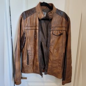 Mens Inc Jacket, small, brown